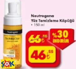 NEUTROGENA YÜZ TEMİZLEME KÖPÜĞÜ